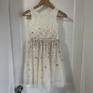 H&M Glittering White and Silver Kids Dress
